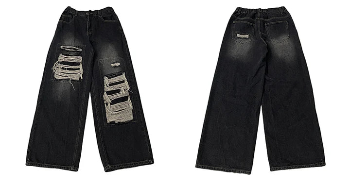 HARSH Patched Distressed Jeans