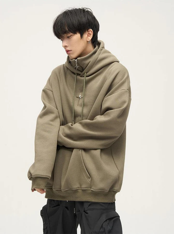 HKE Exclusive Double Panel Hooded Zip Jacket