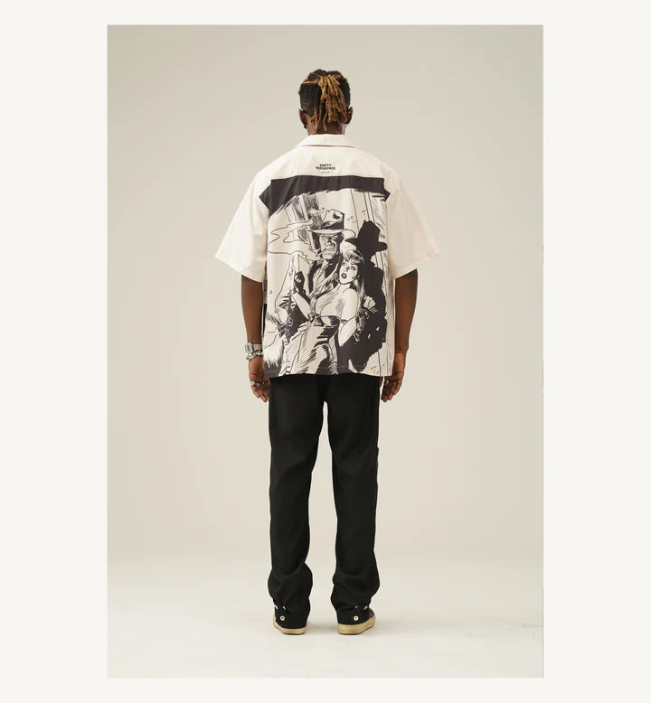 EMPTY REFERENCE "Comic" Button-Up Shirt