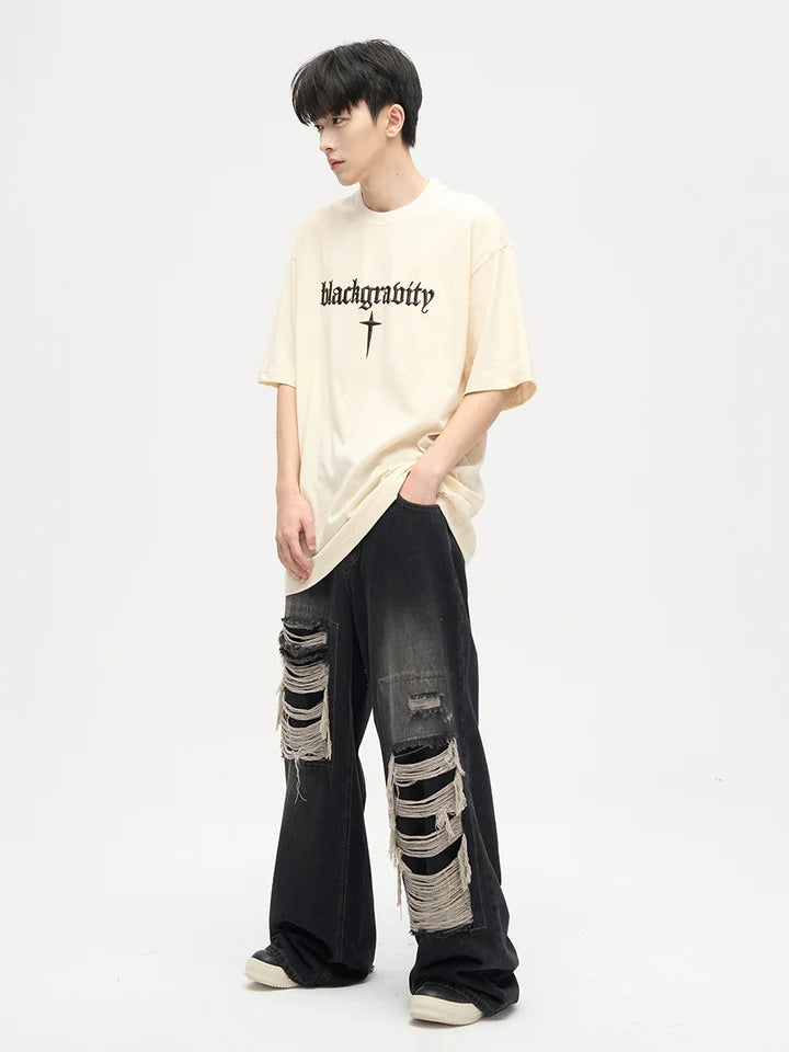 HARSH Patched Distressed Jeans