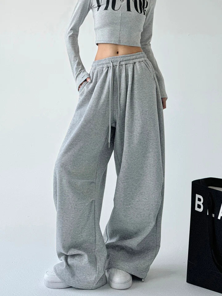 Hikari Exclusive Oversized Uncuffed Sweatpants