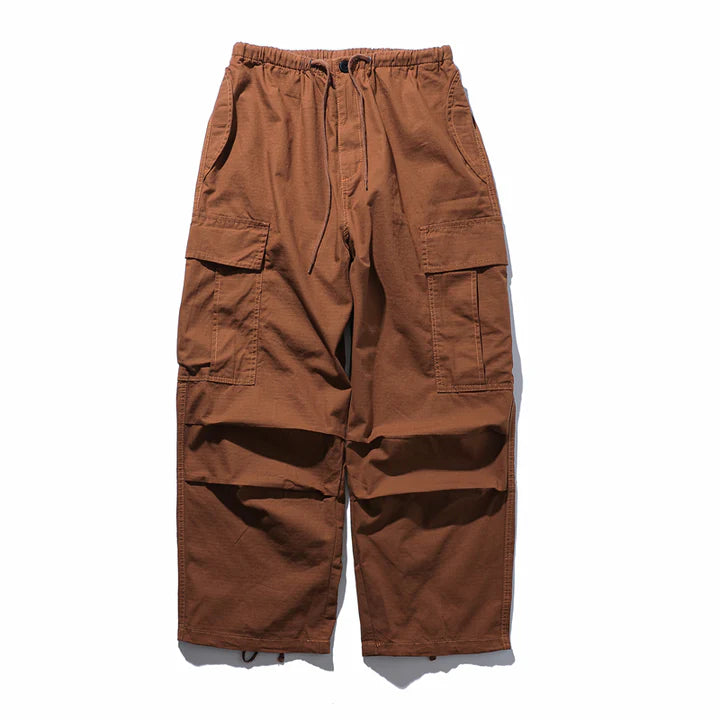 CTB Monochrome Baggy Cargo Pants