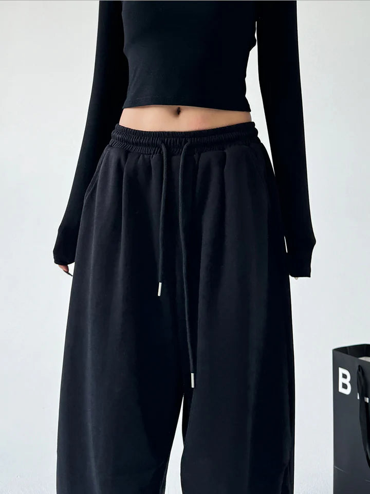 Hikari Exclusive Oversized Uncuffed Sweatpants