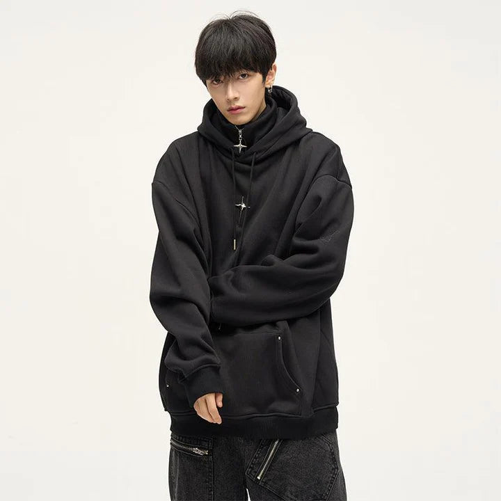 HKE Exclusive Double Panel Hooded Zip Jacket