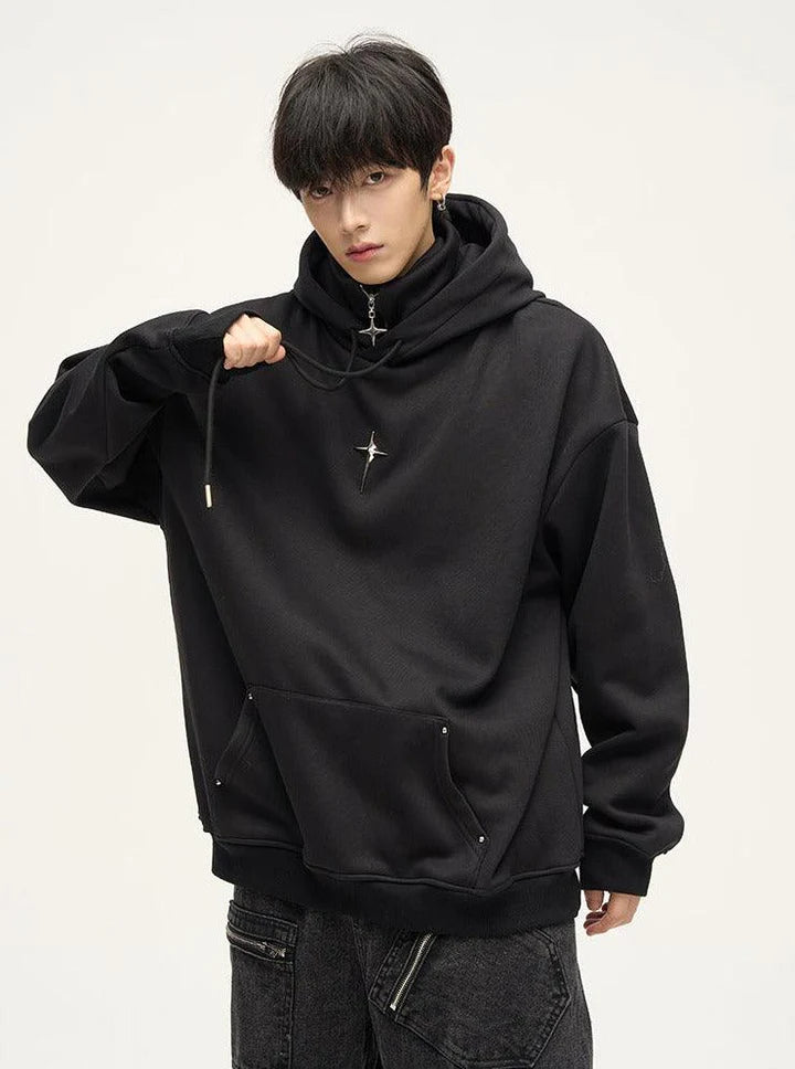 HKE Exclusive Double Panel Hooded Zip Jacket