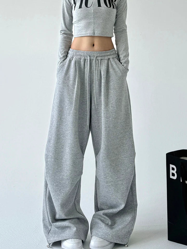 Hikari Exclusive Oversized Uncuffed Sweatpants