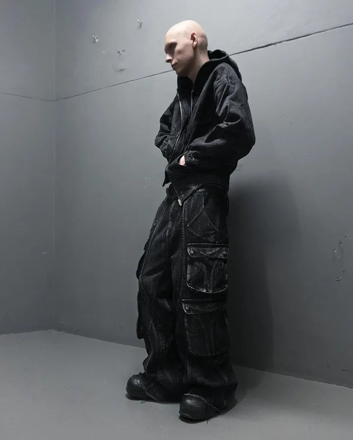 HKS Exclusive "Anarchy" Denim Cargo Pants