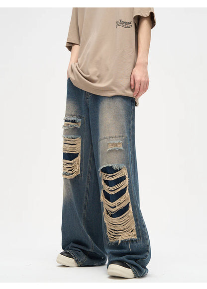 HARSH Patched Distressed Jeans