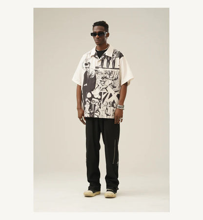 EMPTY REFERENCE "Comic" Button-Up Shirt