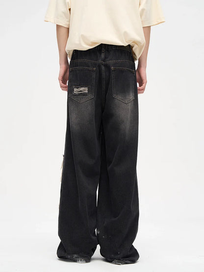 HARSH Patched Distressed Jeans