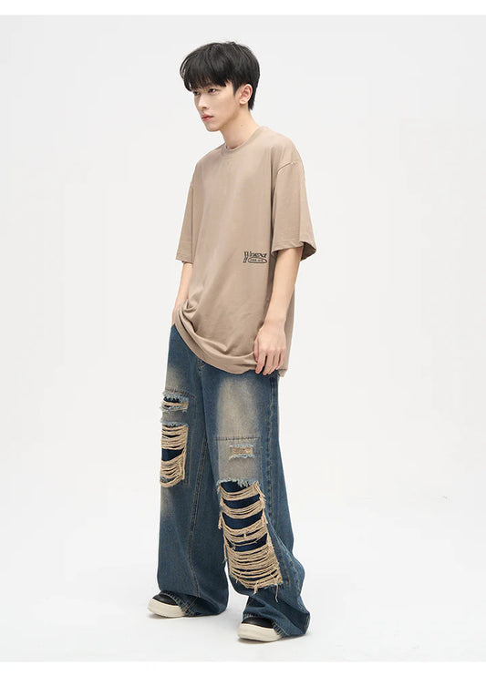 HARSH Patched Distressed Jeans
