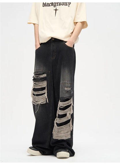 HARSH Patched Distressed Jeans