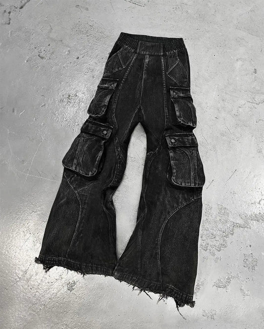 HKS Exclusive "Anarchy" Denim Cargo Pants