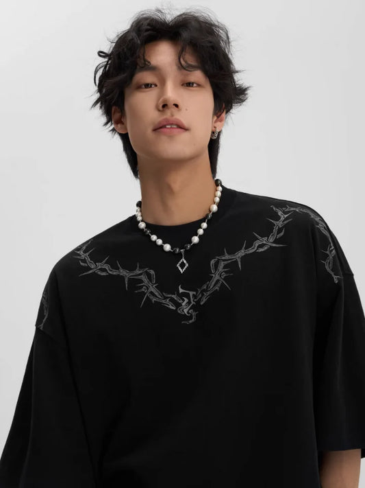 HJKS Thorn Collar Tee